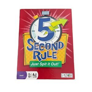 New 5 Second Rule Family / Gane Night Card / Board Guessing Game